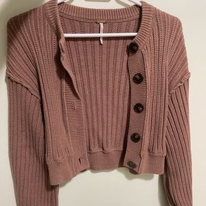 Free people cardigan -first picture is true depiction of colour